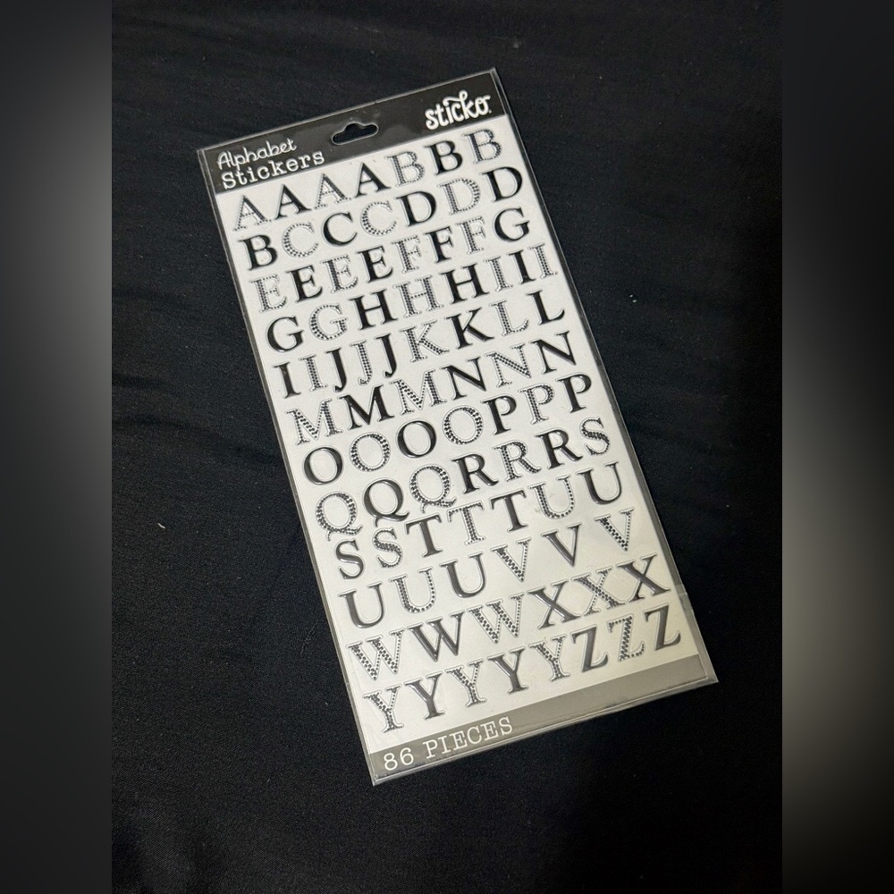 Alphabet Stickers Set - Picture 4 of 4